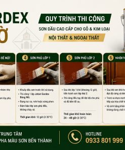 Thi công JOTUN GARDEX BÓNG MỜ