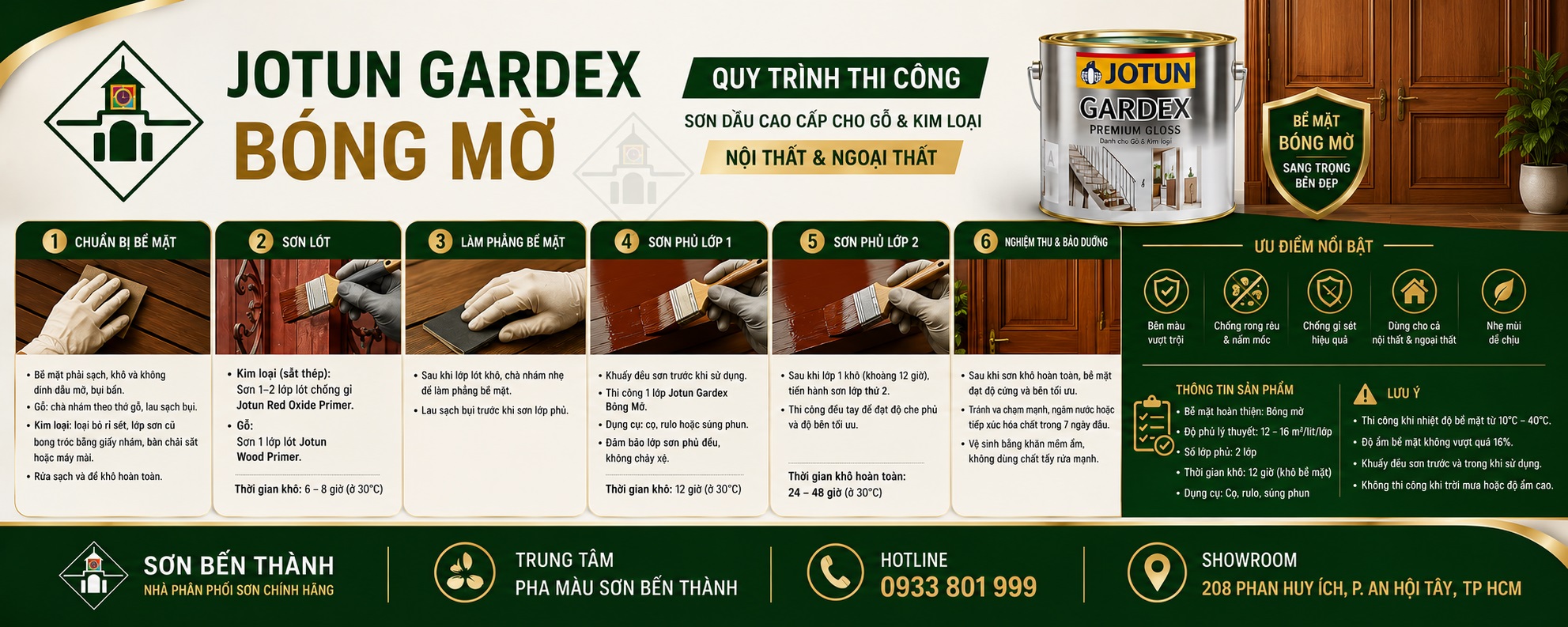 Thi công JOTUN GARDEX BÓNG MỜ