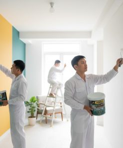 Thi công sơn ABBA ULTRAFINE SIÊU MỊN SIÊU TRẮNG NỘI THẤT