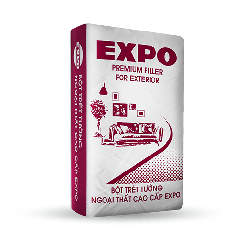 Bột Trét Tường Ngoại Thất Cao Cấp Expo - 40kg