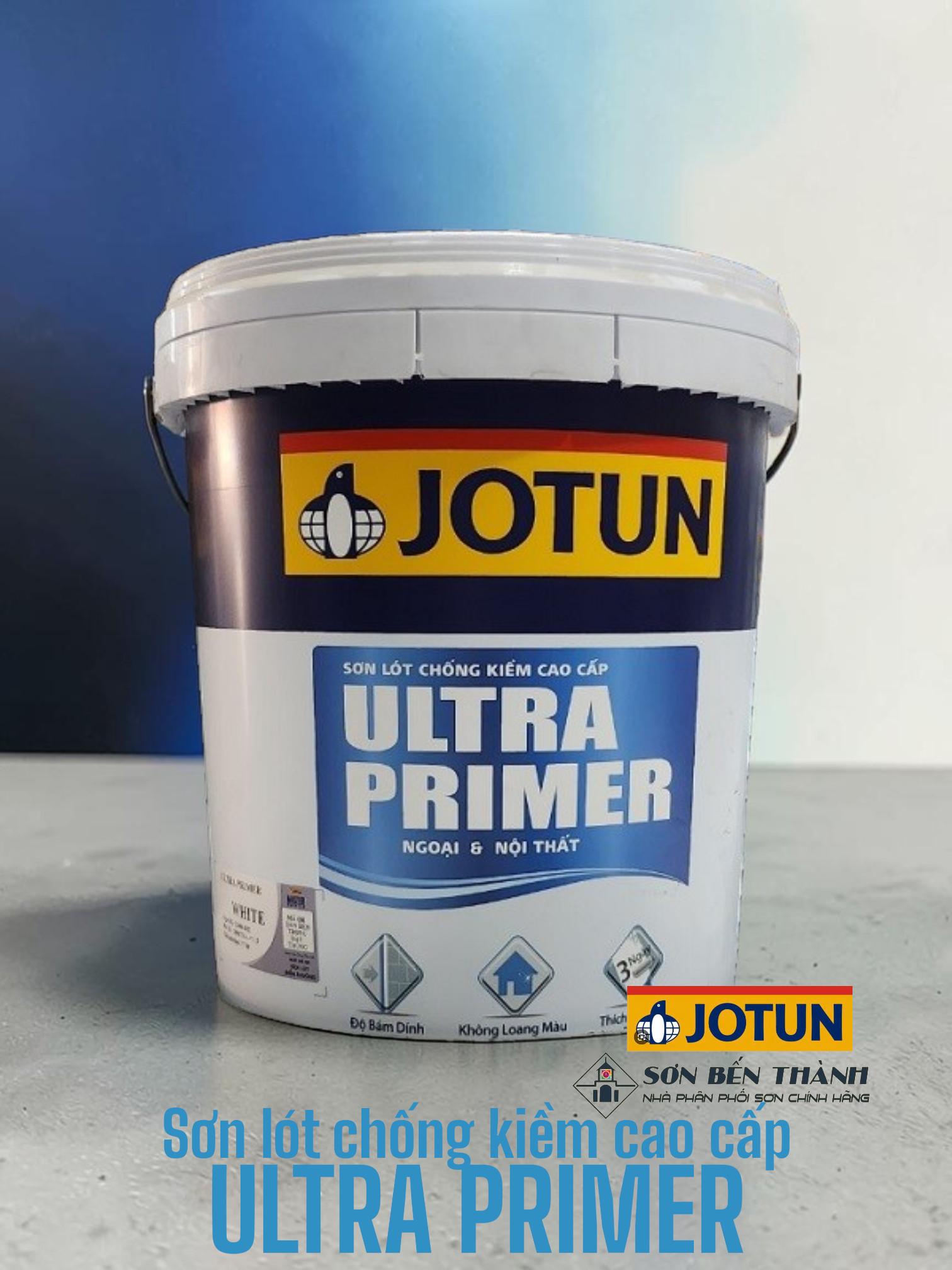 Sơn lót Jotun Ultra Primer ngoại thất là loại sơn lót gốc nước hiệu suất cao, thích hợp cho tường bê tông mới .