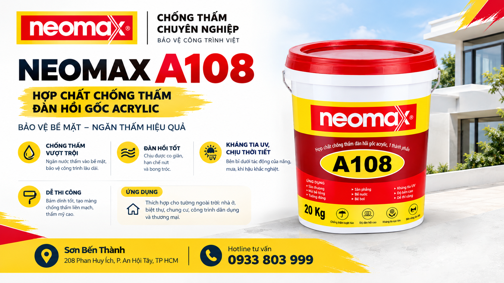CHỐNG THẤM NEOMAX A108